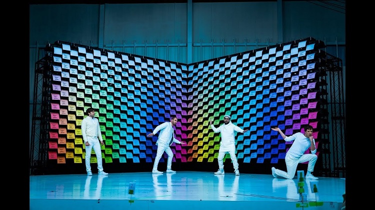 史上最會拍MV樂團OK_Go再出招！新歌「Obsession」用576台印表機+上萬紙張大玩繽紛縮時攝影(1).jpg