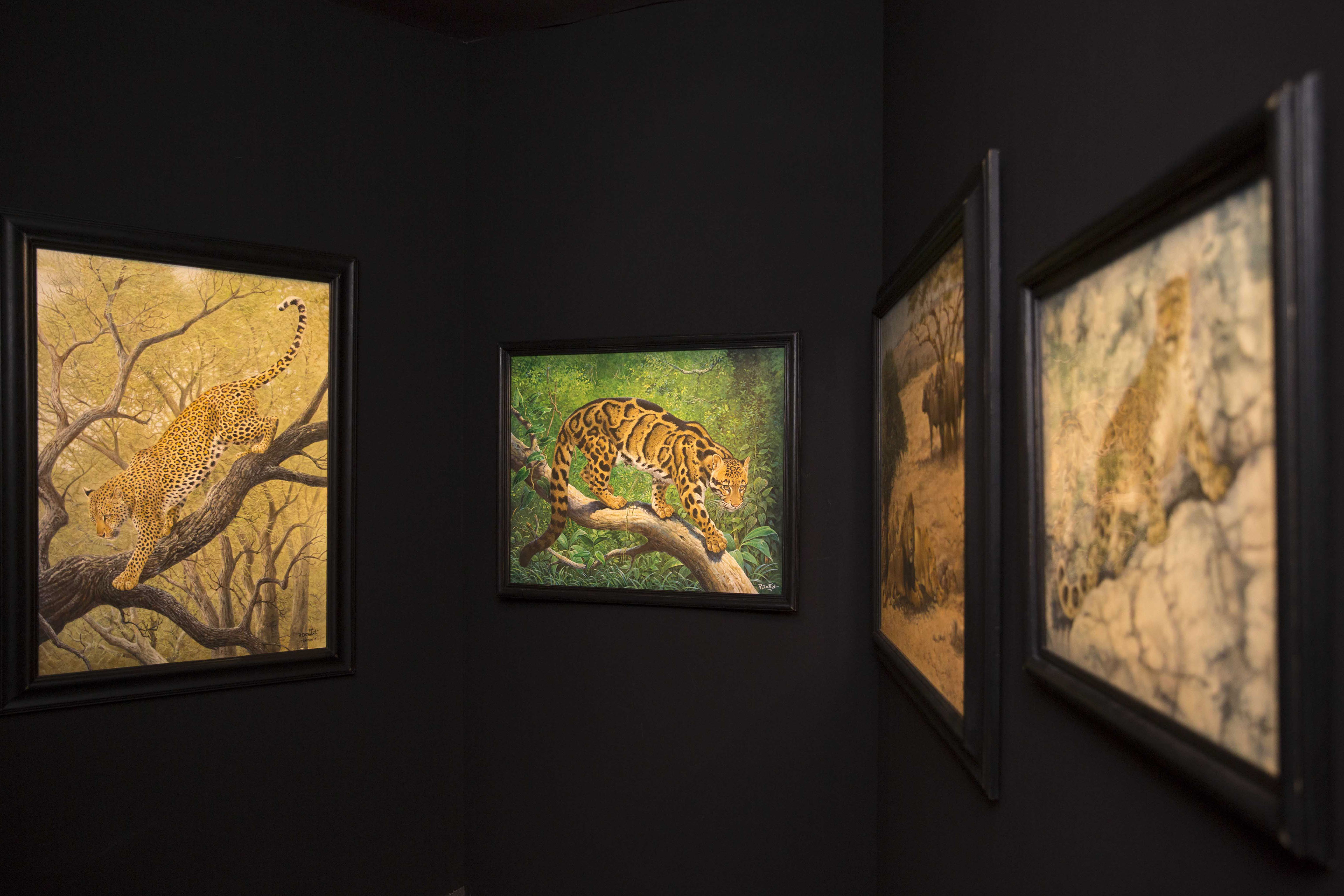 愛馬仕為合作畫師開畫展 《野性與脆弱》一窺Robert Dallet筆下的迷人大貓