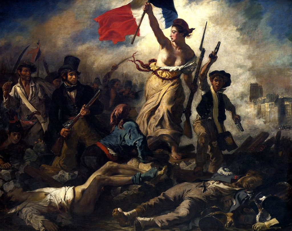 德拉克洛瓦（Eugène_Delacroix）作品《自由引導人民》（Liberty_Leading_the_People）。圖取自nationalgeographic。.jpg