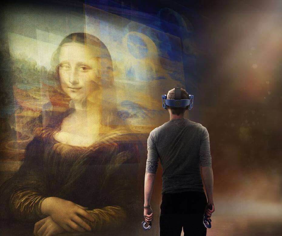 羅浮宮將舉辦達文西逝世500週年重量級回顧展，期間與HTC_VIVE_Arts首次攜手合作，透過VR科技賦予名畫《蒙娜麗莎》全新的觀賞體驗及詮釋方式(1).jpg