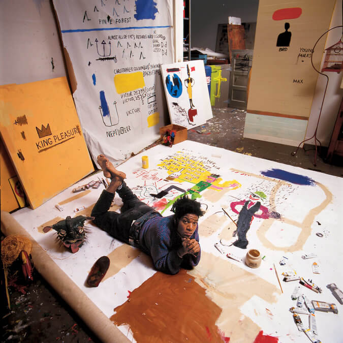 紐約藝術｜萬白叢中一點黑_穿著ARMANI塗鴉的Basquiat_(6).jpg