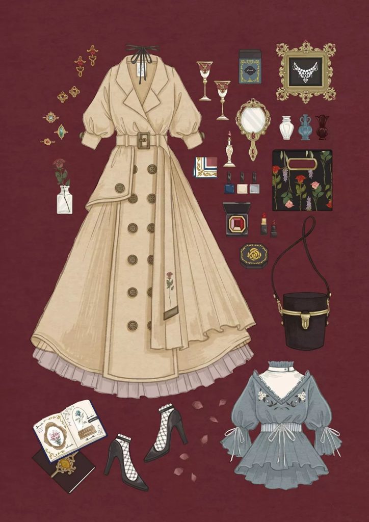 魔法少女的衣櫥｜日本插畫家_fouatons_的洋服博物誌_2.jpeg