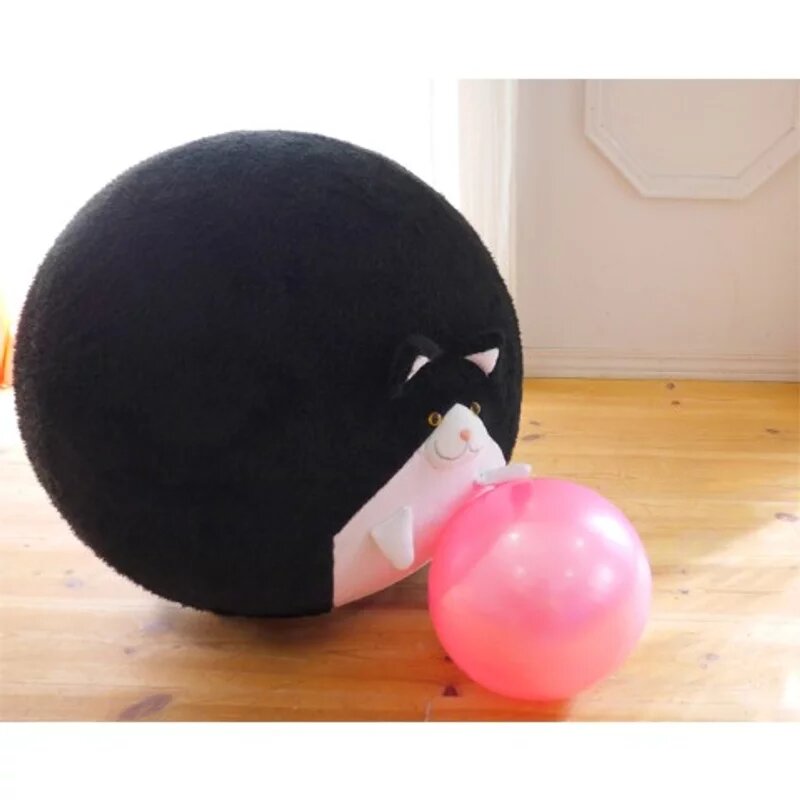 這些一定是阿嬤養的！日本人將瑜珈球變成毛絨絨的小動物，圓滾滾的造型越看越喜感！(7).jpg
