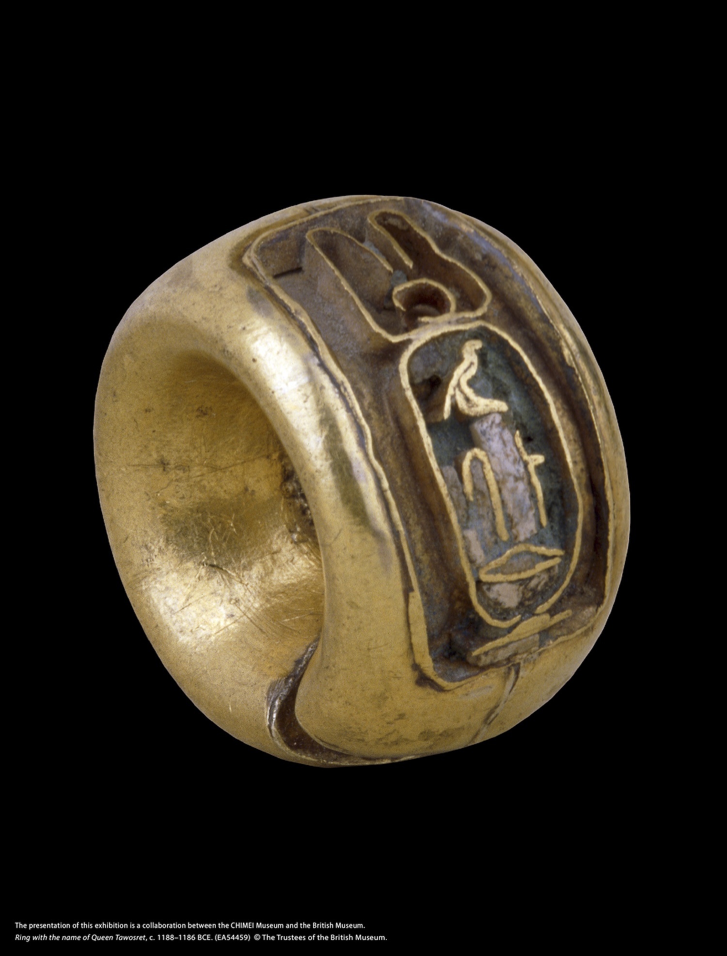 從尼羅河水聲到1:1金字塔！解構《埃及之王：法老》虛實交織的王權敘事_33_刻有塔沃絲蕾特女王之名的飾品，約西元前1188–1186年。（EA54459）圖片版權：大英博物館理事會.jpg
