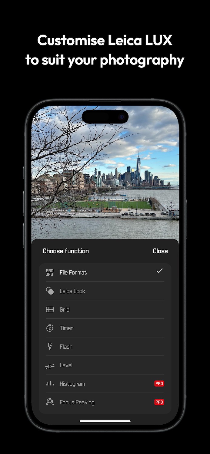 讓手機攝影變得更專業！德國相機品牌徠卡專為iPhone推出第一款照片應用程式【新聞圖片7】徠卡專為iPhone推出專業照片應用程式“Leica_LUX”.jpg