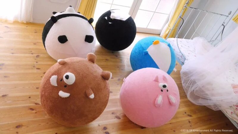 這些一定是阿嬤養的！日本人將瑜珈球變成毛絨絨的小動物，圓滾滾的造型越看越喜感！(1).jpg