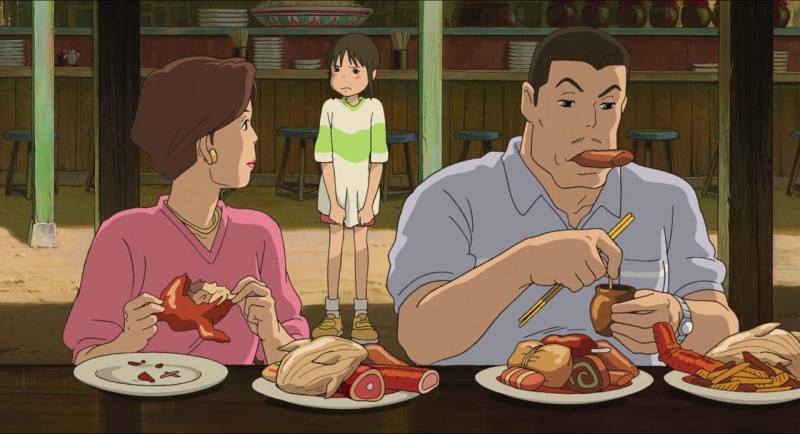 太幽默！繪師將迪士尼角色融入「宮崎駿的動畫世界」，網友笑：飯糰變毒蘋果太狠毒！-11.jpg