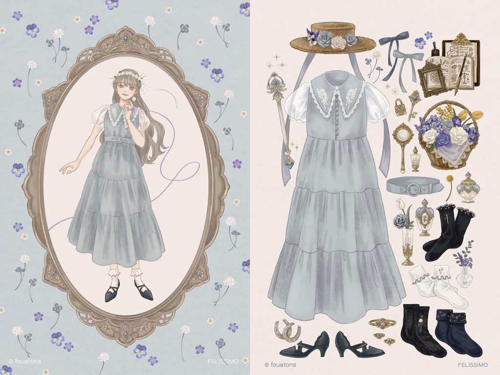 魔法少女的衣櫥｜日本插畫家_fouatons_的洋服博物誌_15.jpg
