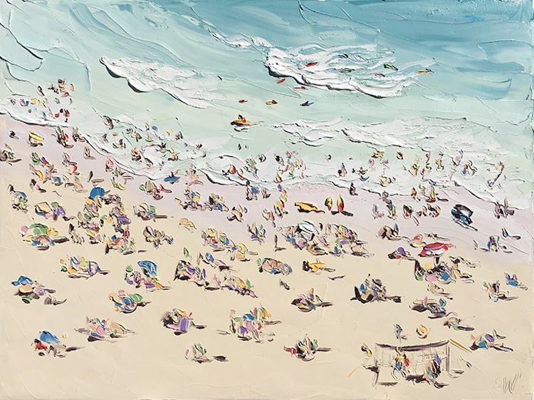 澳洲藝術家Sally_West_，以厚疊油彩勾勒碧海白浪的渤潏動勢-10.jpg