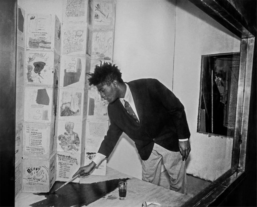 紐約藝術｜萬白叢中一點黑_穿著ARMANI塗鴉的Basquiat_(10).jpg
