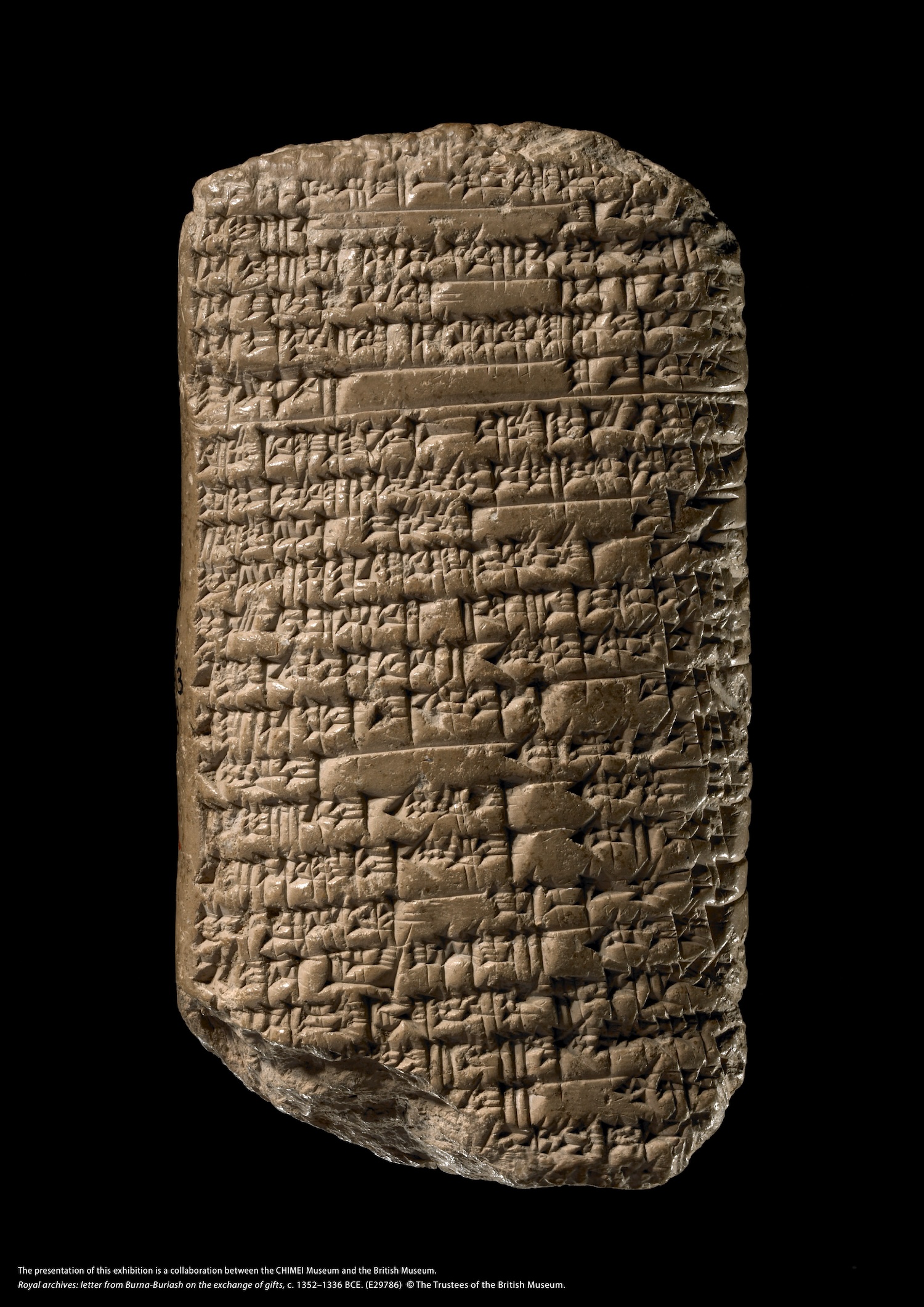 從尼羅河水聲到1:1金字塔！解構《埃及之王：法老》虛實交織的王權敘事_來自巴比倫國王布爾那-布里亞什關於交換禮物的信函_約西元前1352–1336年_圖片版權大英博物館理事會.jpg