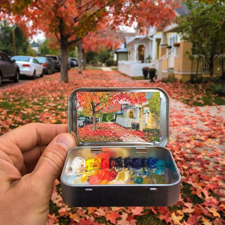 眼前的明媚和色塊都納入口袋方盒，Remington_Robinson的薄荷糖風景畫(9).jpg